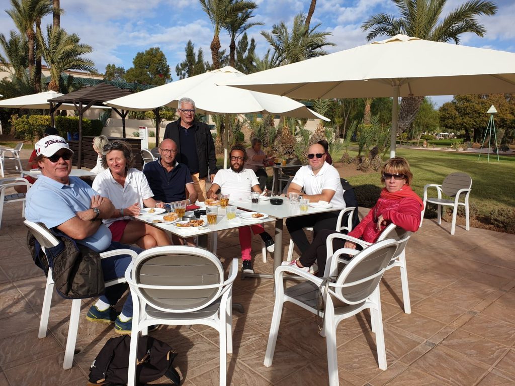 pause détente pendant le voyage golfique de Marrakech